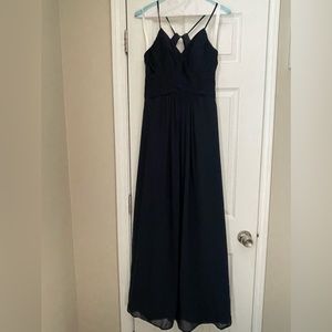 Navy bridesmaids dress